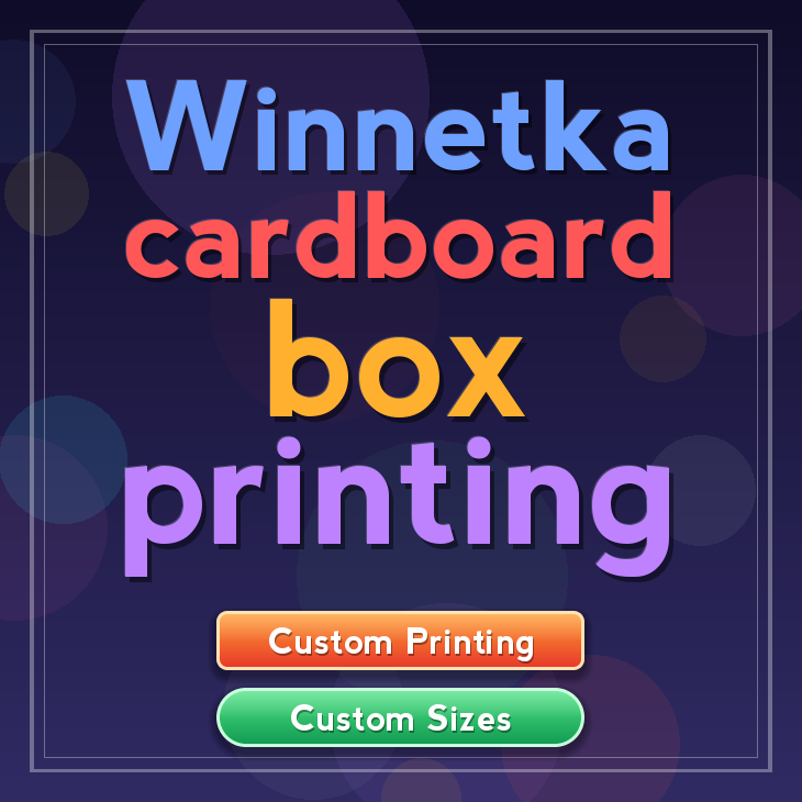 Winnetka cardboard box printing