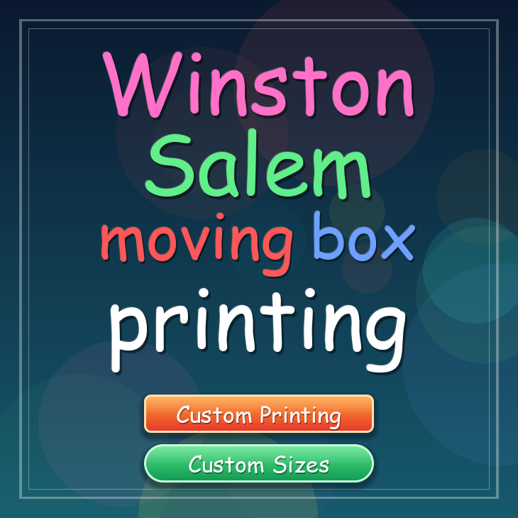 Winston Salem moving box printing