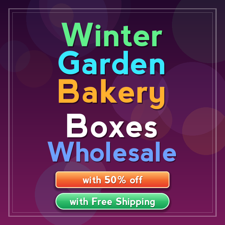 Winter Garden bakery boxes