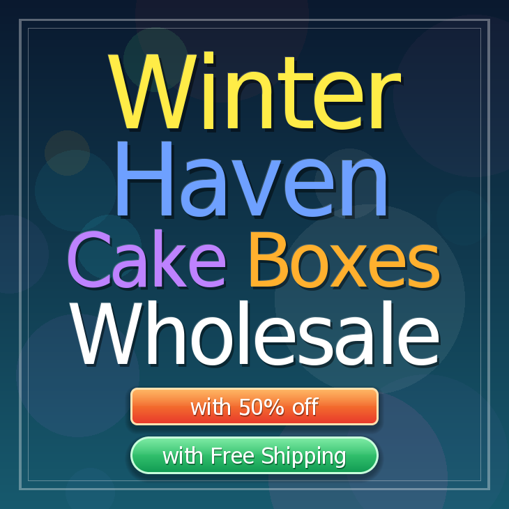 Winter Haven cake boxes