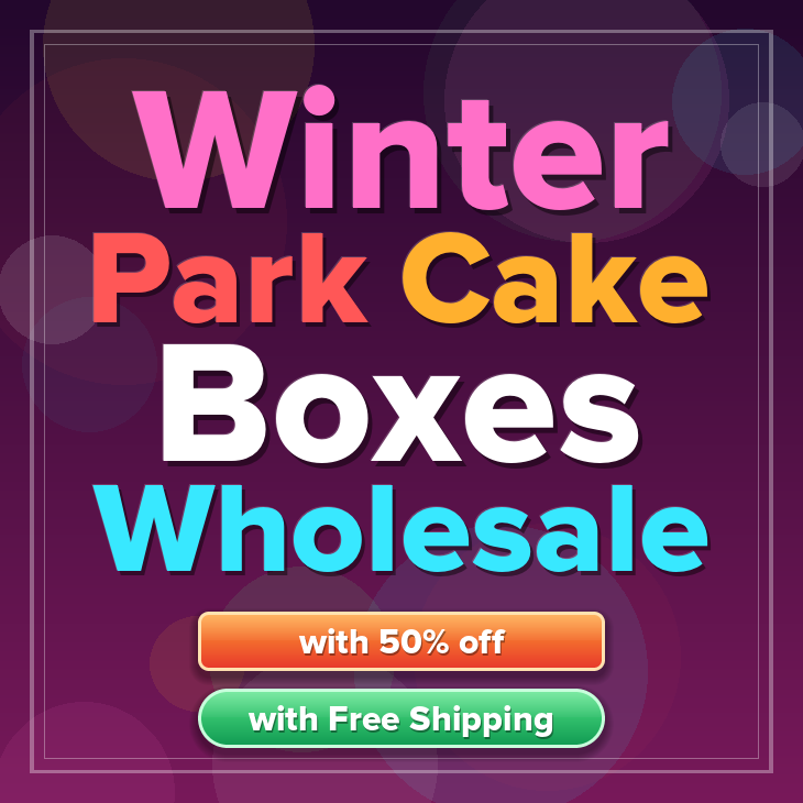 Winter Park cake boxes