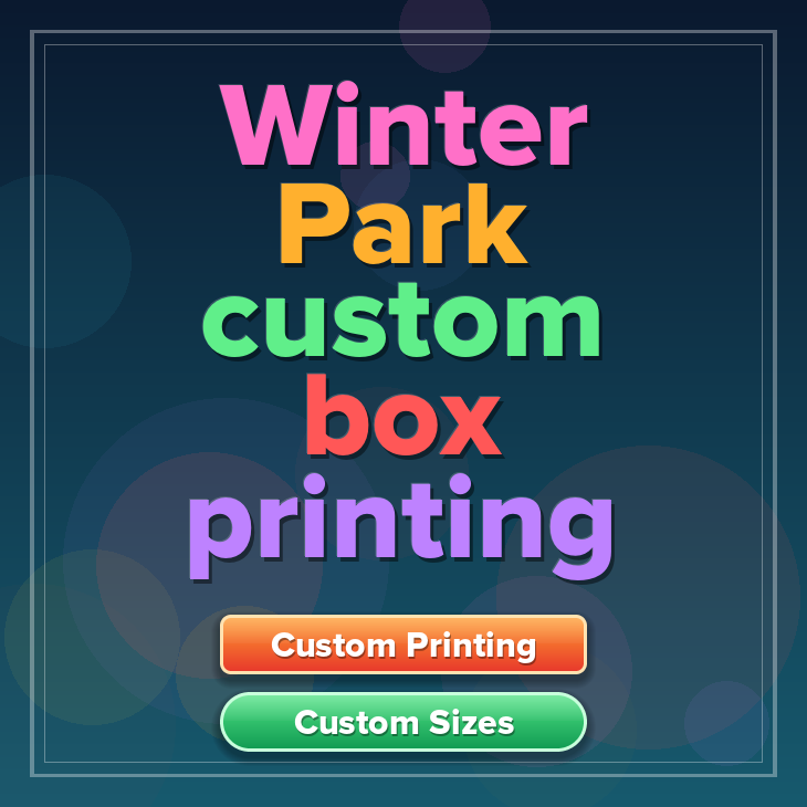 Winter Park custom box printing