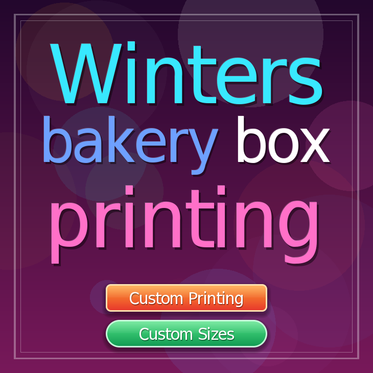 Winters bakery box printing