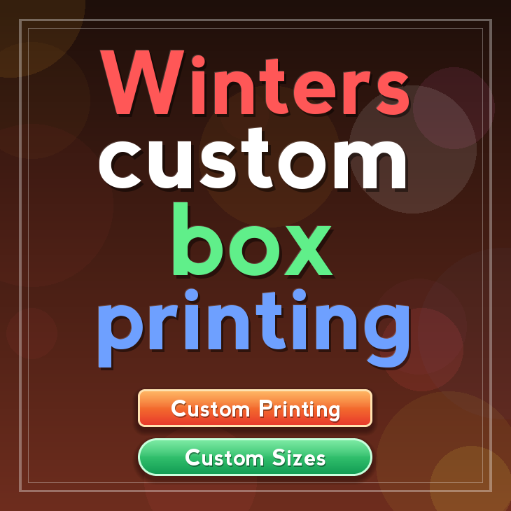 Winters custom box printing