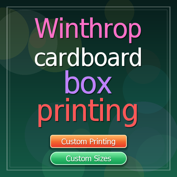 Winthrop cardboard box printing