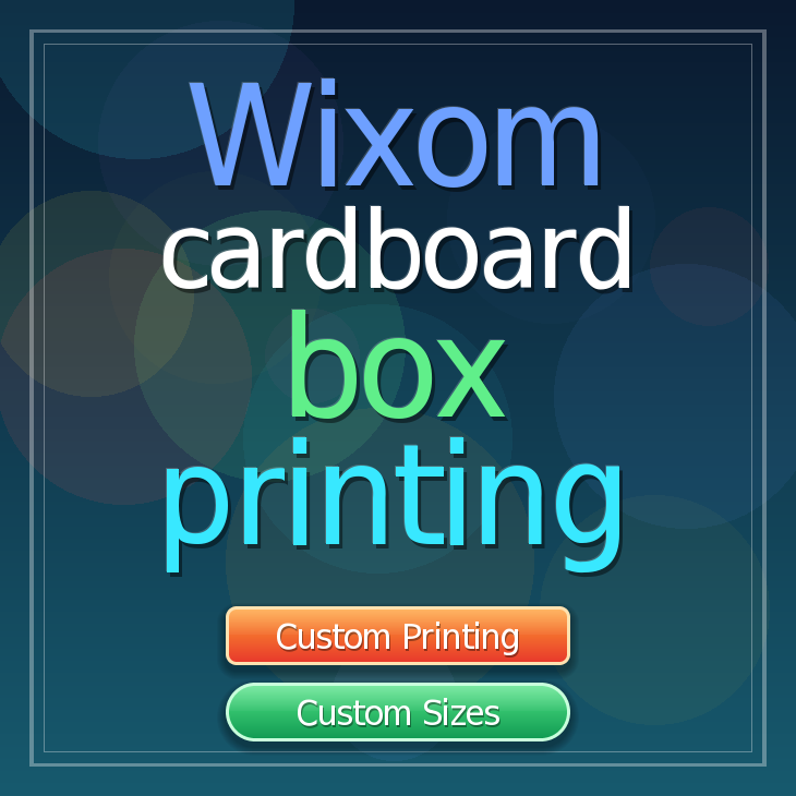Wixom cardboard box printing