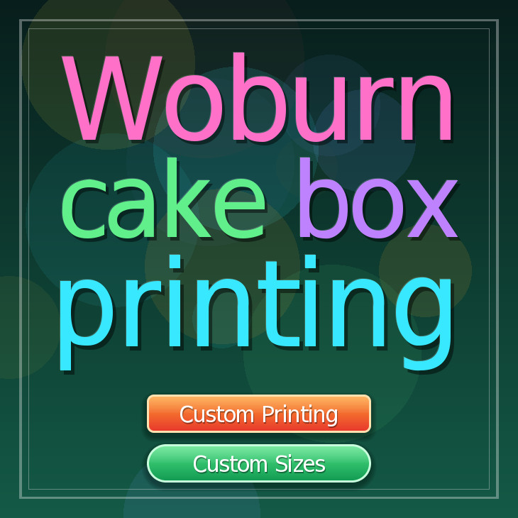 Woburn cake box printing