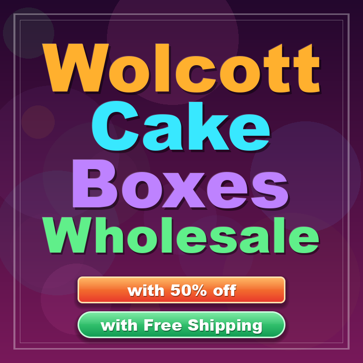 Wolcott cake boxes