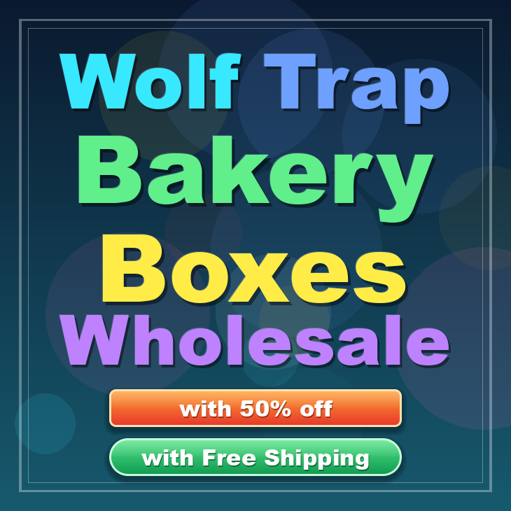 Wolf Trap bakery boxes