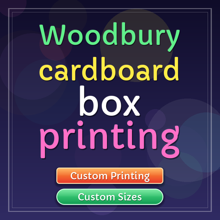 Woodbury cardboard box printing