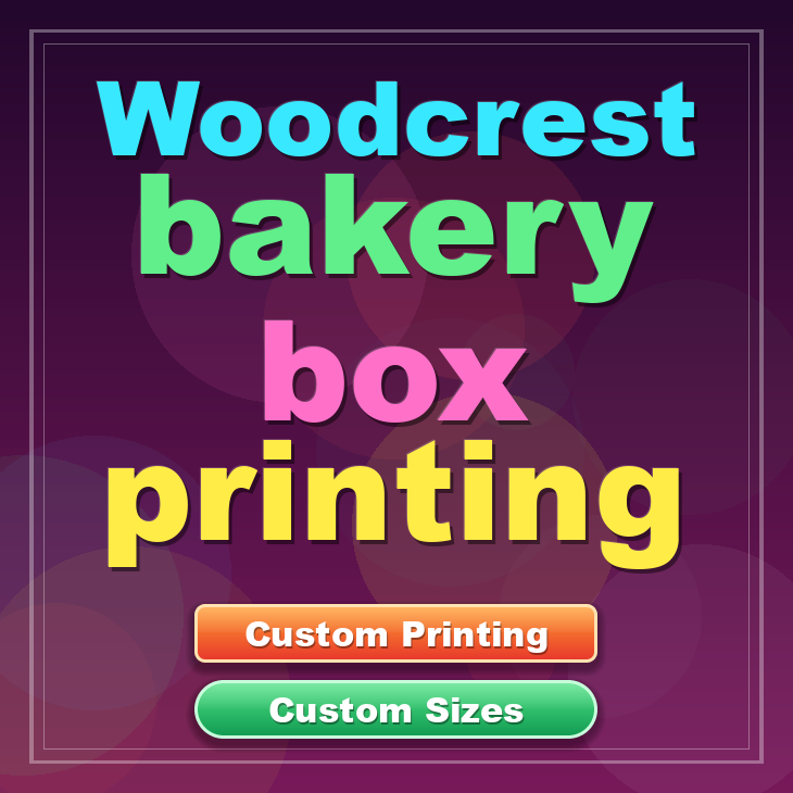 Woodcrest bakery box printing