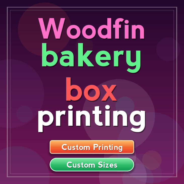 Woodfin bakery box printing