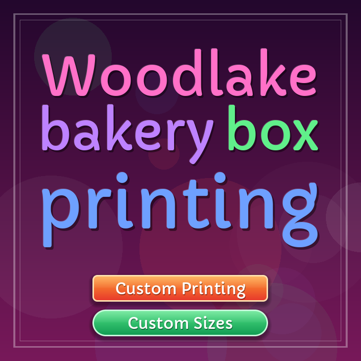 Woodlake bakery box printing