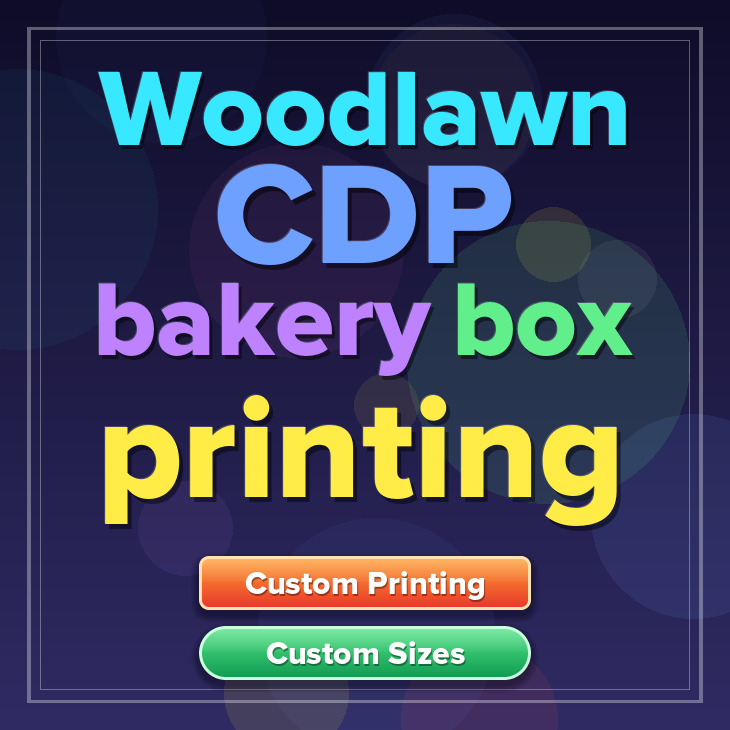Woodlawn Cdp bakery box printing