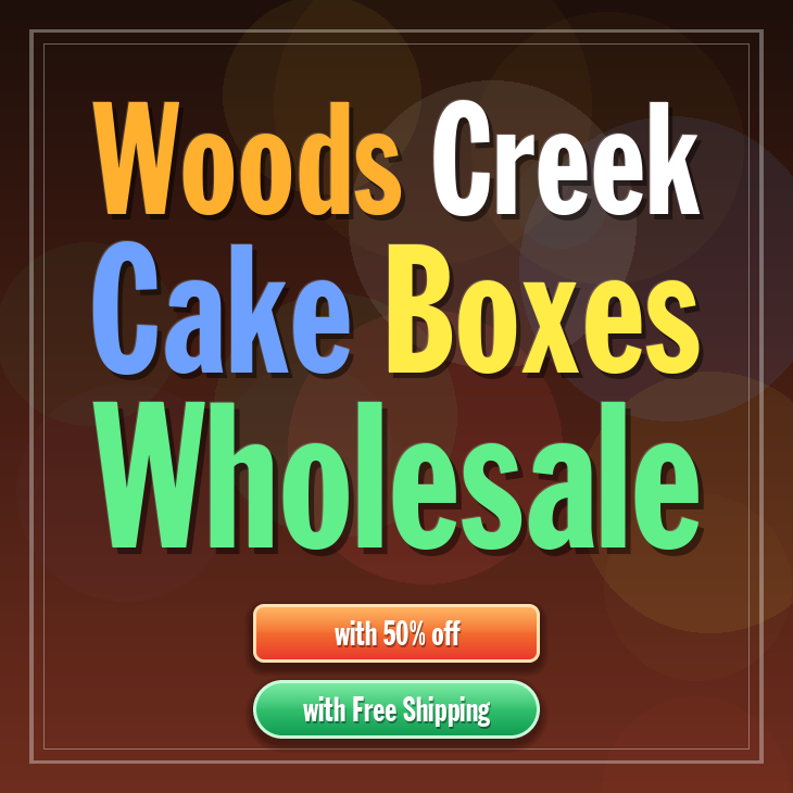 Woods Creek cake boxes