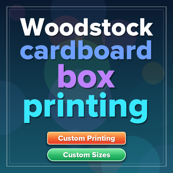 Woodstock cardboard box printing