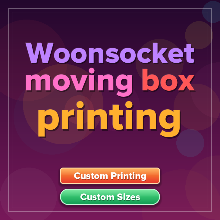 Woonsocket moving box printing