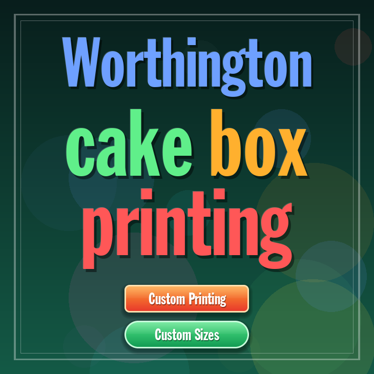 Worthington cake box printing