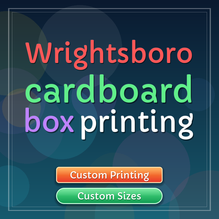 Wrightsboro cardboard box printing