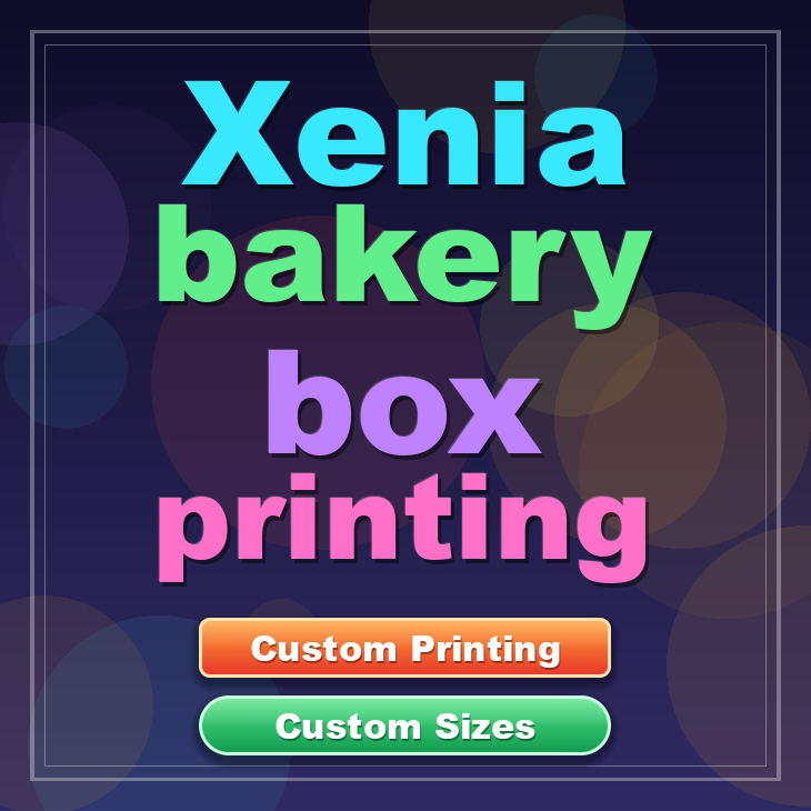 Xenia bakery box printing