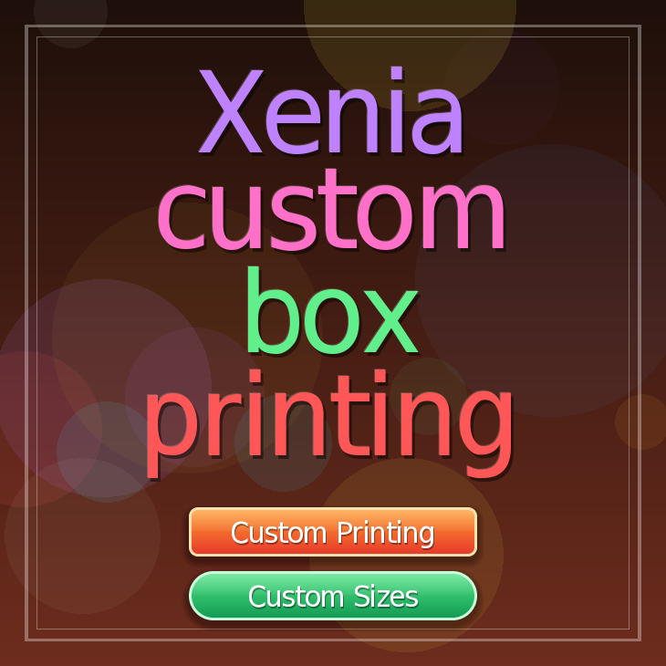 Xenia custom box printing