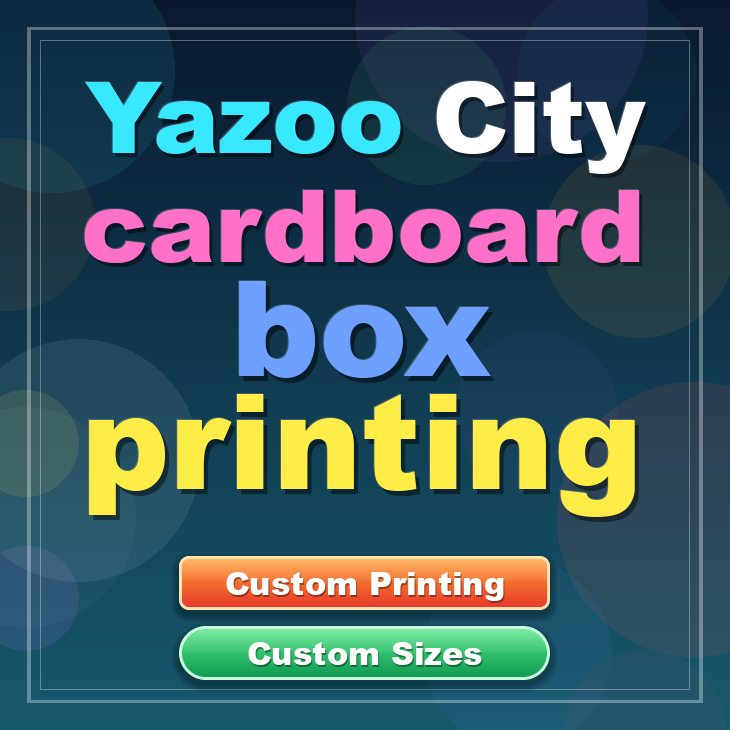 Yazoo City cardboard box printing