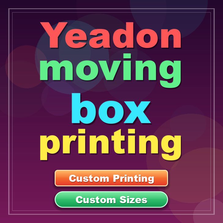Yeadon moving box printing