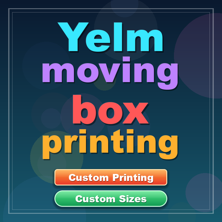 Yelm moving box printing