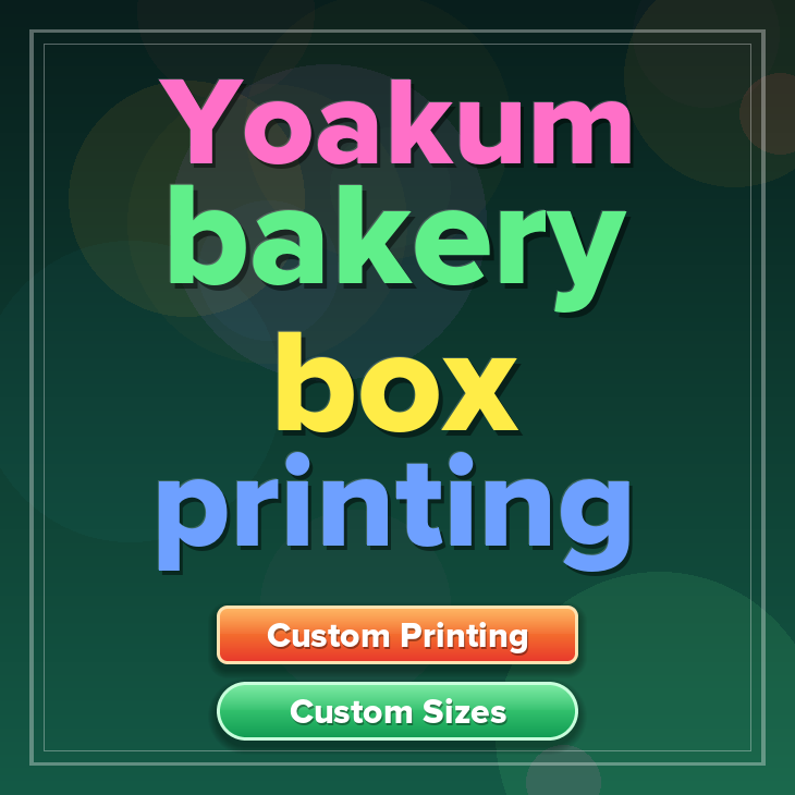 Yoakum bakery box printing
