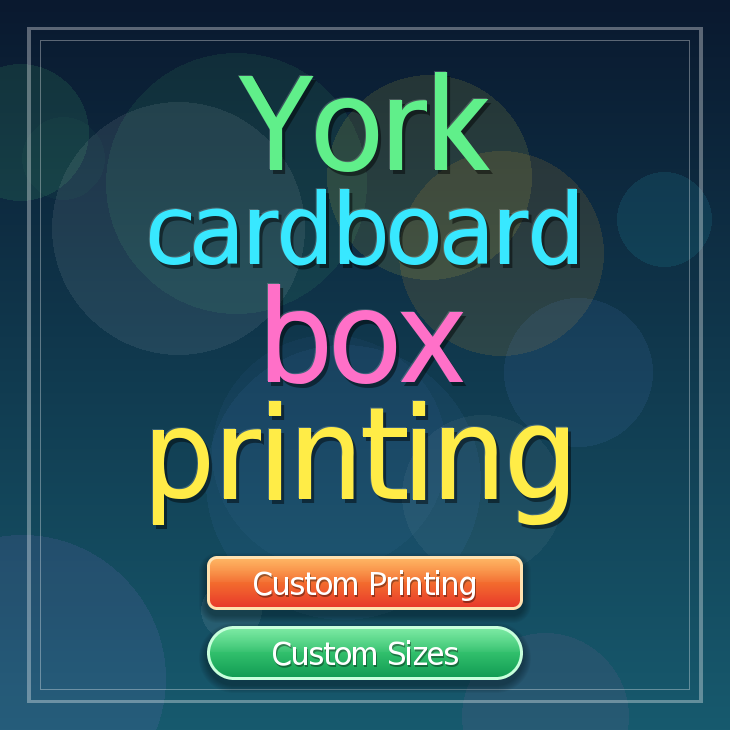 York cardboard box printing
