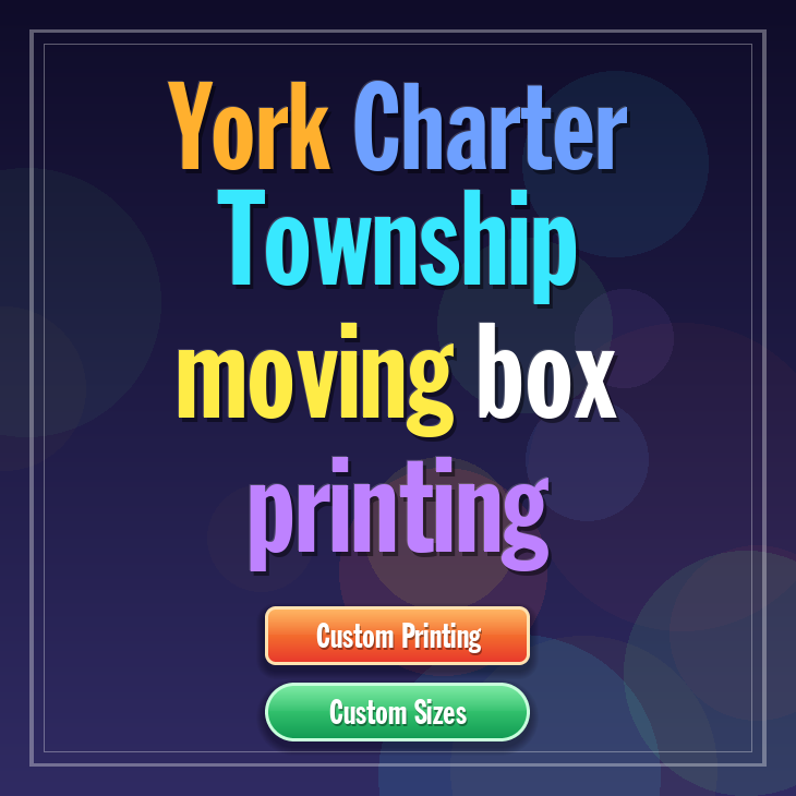 York Charter Township moving box printing