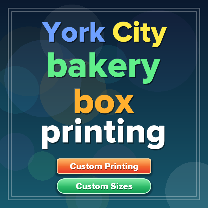 York City bakery box printing