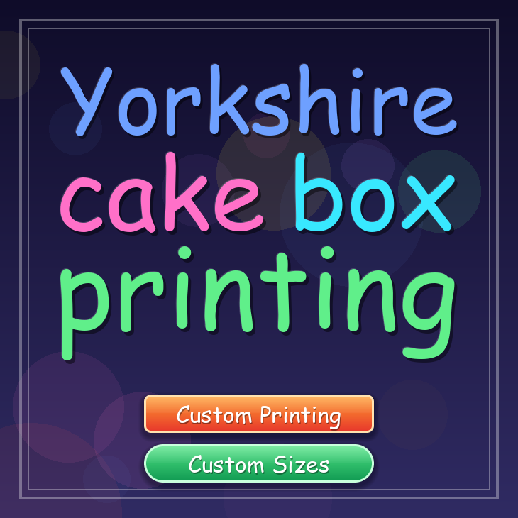 Yorkshire cake box printing