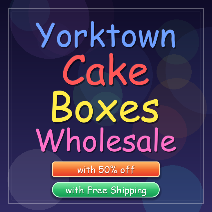 Yorktown cake boxes