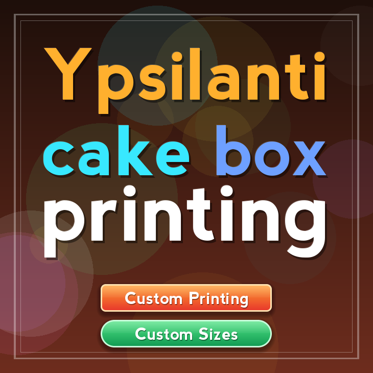 Ypsilanti cake box printing