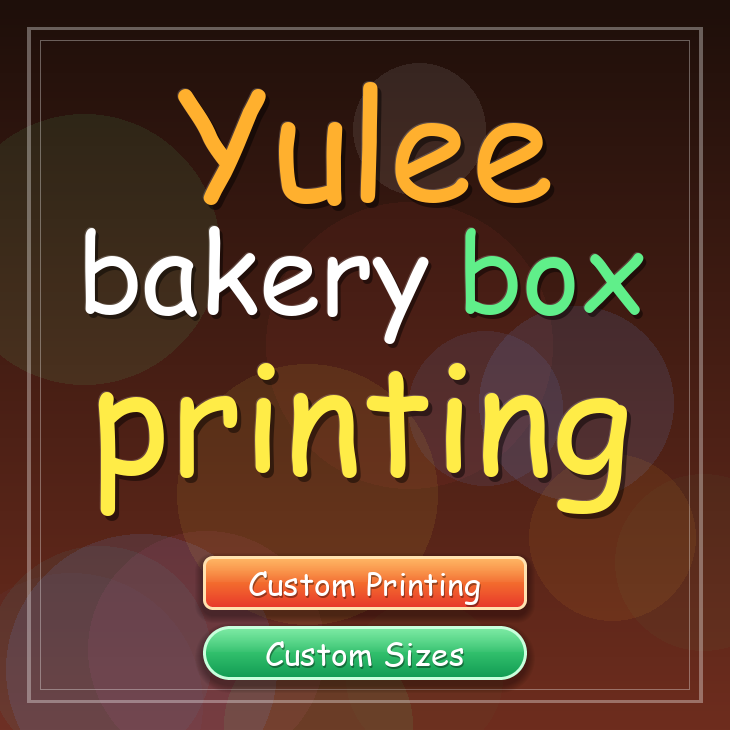 Yulee bakery box printing