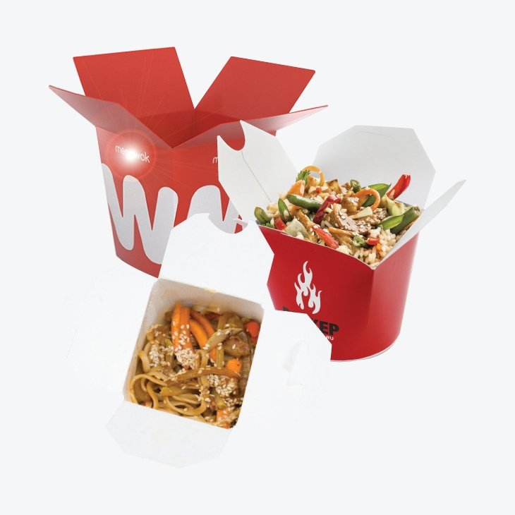 Chinese food boxes