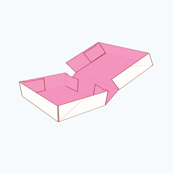 Custom four corner cake boxes