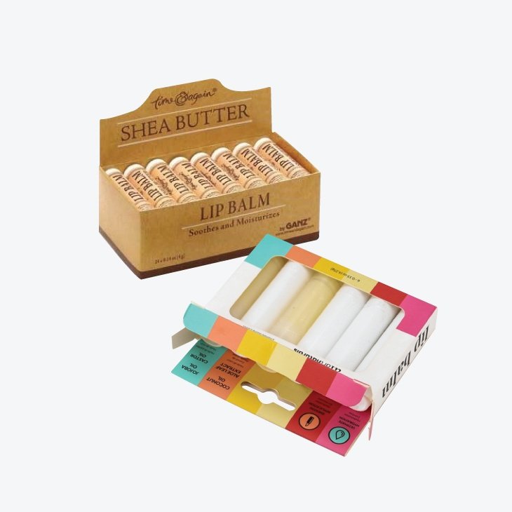 Custom lip balm boxes