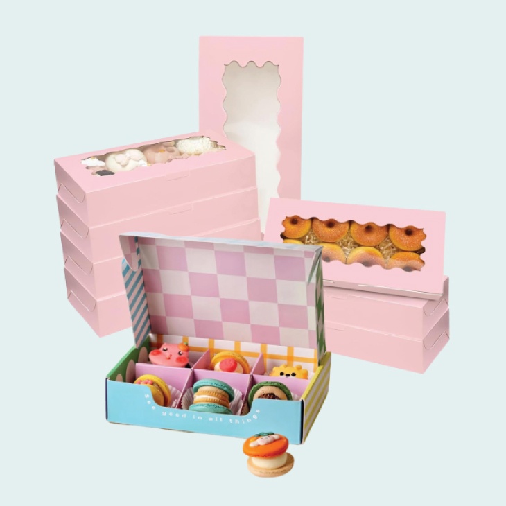 Custom printed bakery boxes