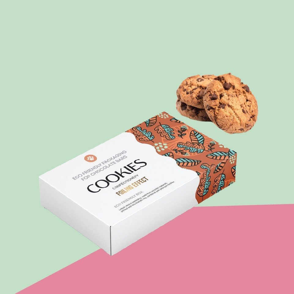 Custom printed biscotti gift boxes