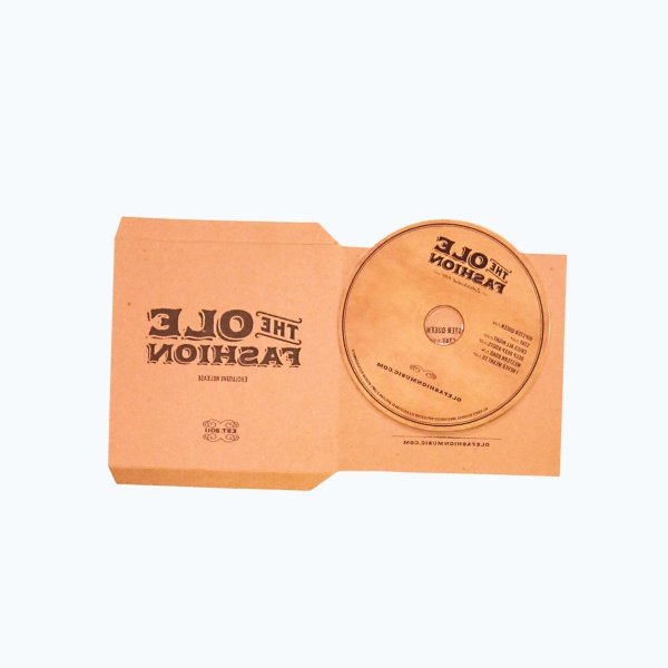 Custom printed bookend disc folder