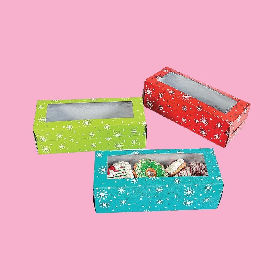 Custom printed brownie gift boxes