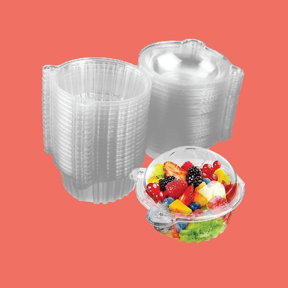 Custom printed disposable cookie containers