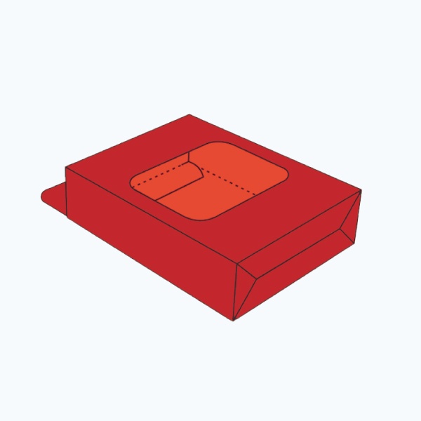 Custom printed lock bottom display lid boxes
