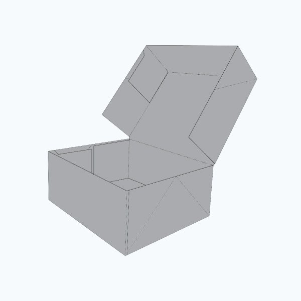 Custom printed regular six corner boxes