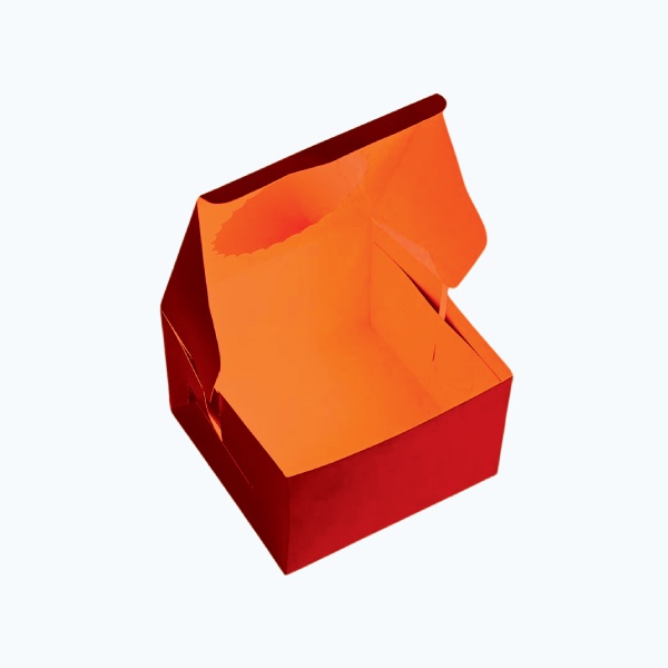 Custom printed self lock cake boxes