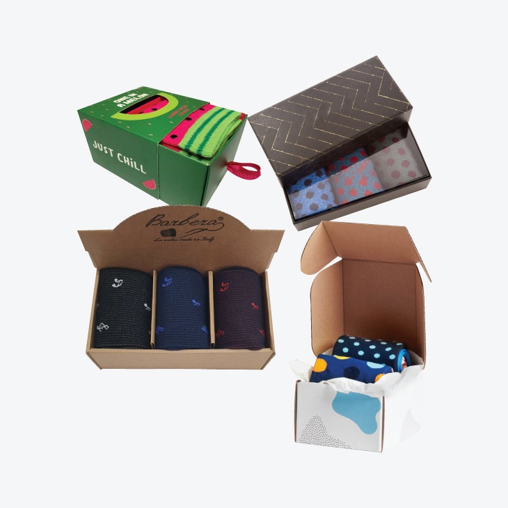Custom socks boxes