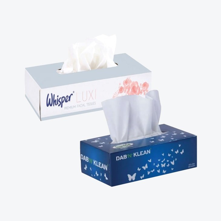 Custom tissue boxes