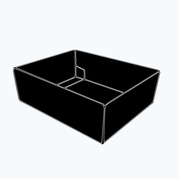 Double wall lid box packaging